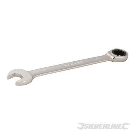 Chiavi a cricchetto combinata metrica a testa fissa, varie misure Silverline Silverline