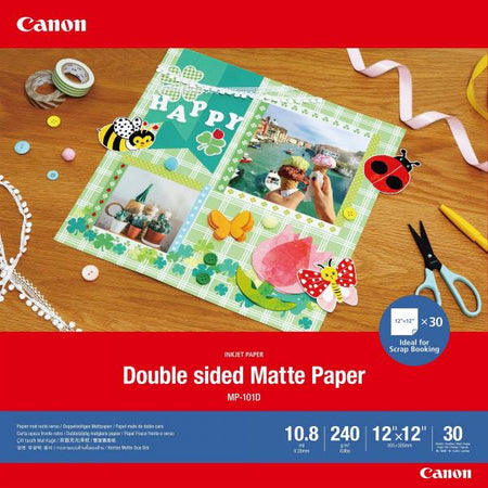 Canon Carta Matte fronte-retro MP-101D, 12\" x 12\", 30 fogli