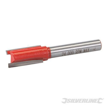 Fresa diritta metrica 1/4" in acciaio temprato da 3 x 12 mm a 20 x 20 mm silverline Silverline