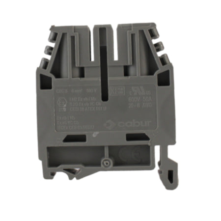 Morsetto a vite passante ad un piano 6 mm grigio Cabur