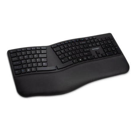Kensington Pro Fit Ergo tastiera Universale RF senza fili + Bluetooth QWERTY Inglese US Nero (PROFIT ERGO WIRELESS KEYBOARD - US) - Versione Tedesca