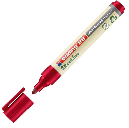 Marcatore Rosso Per Lavagne Bianche Edding 28 Ecoline Tratto 1,5 - 3,00Mm