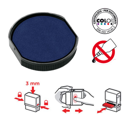 Tampone Colop E/R45 Blu