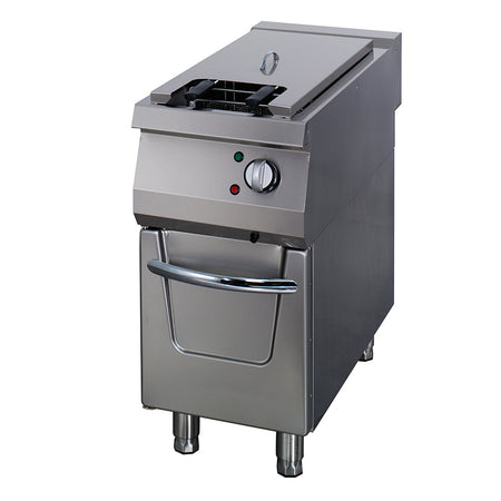 Premium Friggitrice - 1 x 22L - Unità Singola - Profondità 90cm - con Rubinetto di Scarico - Elettrico