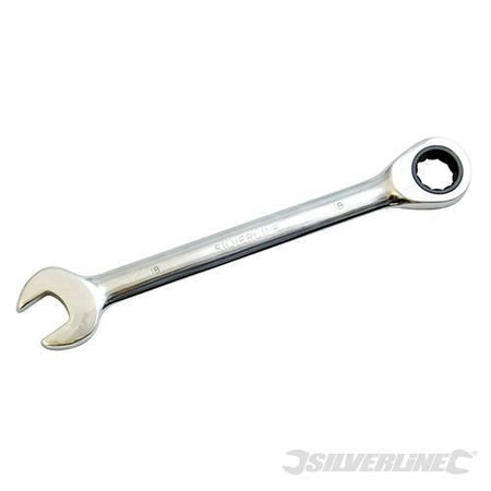 Chiavi a cricchetto combinata metrica a testa fissa, varie misure Silverline Silverline