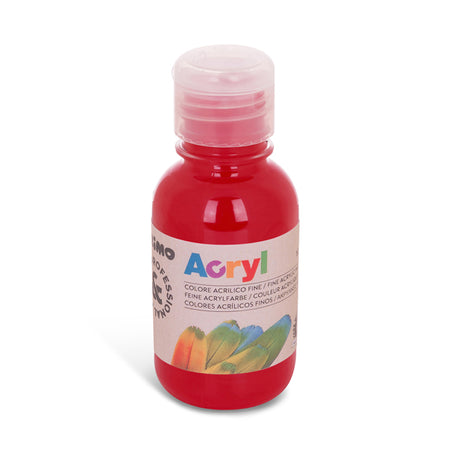 Colore Acrilico Fine Acryl 125Ml Rosso Carminio Primo