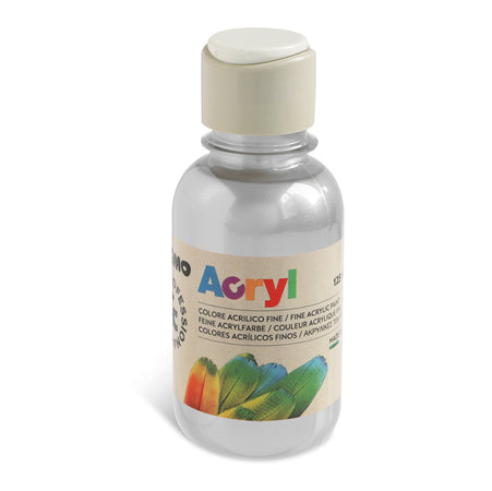 Colore Acrilico Fine Acryl 125Ml Argento Primo