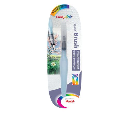 Pennello Aquash Water Brush Con Serbatoio Da 10Ml Punta Media Pentel