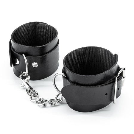 Bondage kit con polsiere cavigliere collare guinzaglio mascherina ball-gag frusta corda 8 pz fetish
