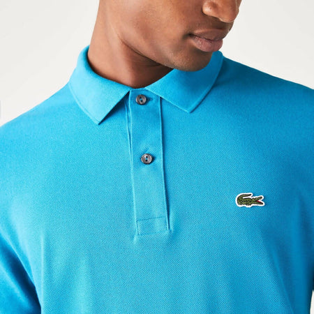 Lacoste Polo Uomo Classica Piqué Polo Tinta Unita Colletto Mezze Maniche Polo Lacoste In Petit Piqué 100% Cotone Polo Classica