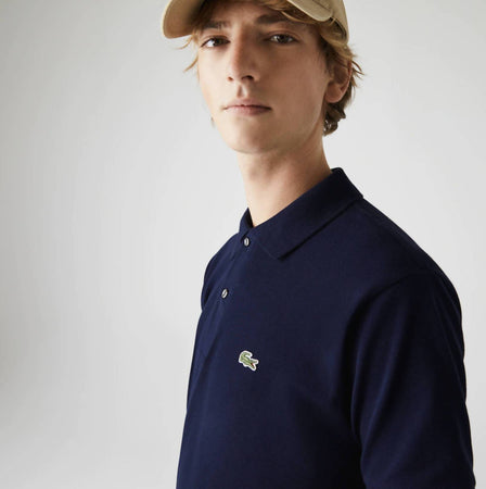 Lacoste Polo Uomo Classica Piqué Polo Tinta Unita Colletto Mezze Maniche Polo Lacoste In Petit Piqué 100% Cotone Polo Classica