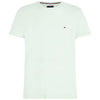 Tommy Hilfiger t-shirt verde chiaro logo piccolo MW0MW10800 T-shirt Tommy Hilfiger