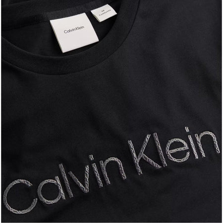 Calvin Klein t-shirt nera logo Calvin Klein texture K10K114169BEH T-shirt Calvin Klein