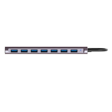 Hub usb3.0 slim 7 porte 5.0gbps ali - XHUB-07A3P