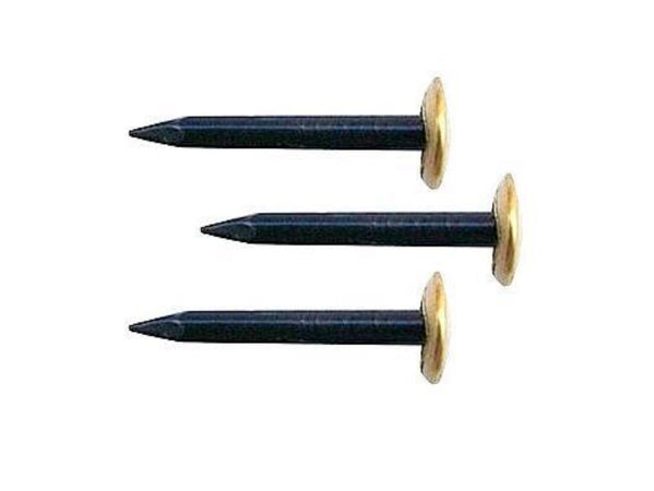 ORECA-PUNTE "SIGURD" TESTA RIVESTITA IN OTTONE mm 2,0X25 ACCIAIO TEMPERATO BLU PEZZI 12
