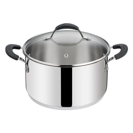 Casseruola lagostina 012896031618 tempra fonda con coperchio acciaio l