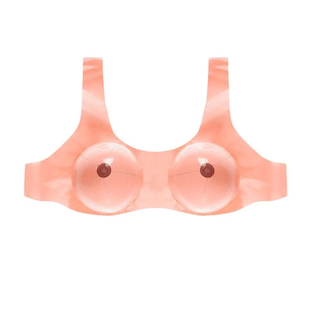 Tette gonfiabili indossabili con spalline da travestimento sexy Carnevale Halloween addio al nubilato celibato gadget per adulti 18+