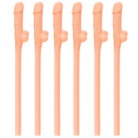 6 cannucce divertenti riutilizzabili con pisello rosa carne per la sposa alla festa hot di addio al nubilato sexy gadget per adulti 18+