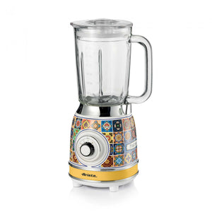 Ariete 583 frullatore positano con tazza in vetro da 1,5 litri, 4 lame in acciaio inox, 4 velocità + pulse,1000 watt - ARI583PO