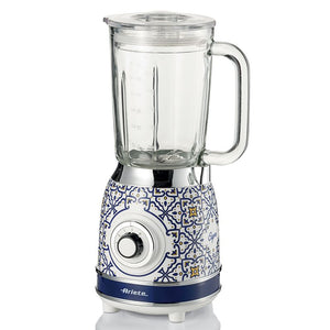 Ariete 583 frullatore capri con tazza in vetro da 1,5 litri, 4 lame in acciaio inox, 4 velocità + pulse,1000 watt - ARI583