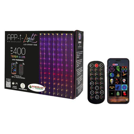 Tenda luminosa giocoplast 141 24398 app i-light led smart