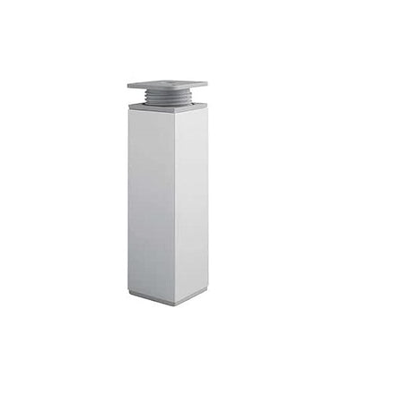 MOBILA - PIEDE QUADRATO REGOLABILE ALLUMINIO GRIGIO