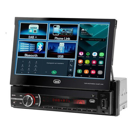 Trevi autoradio dab fm 200w con monitor 7\" wireless usb sd aux-in mdv 6380 dab