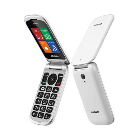 Telefono cellulare dualsim brondi stone+ white italia - 10278081