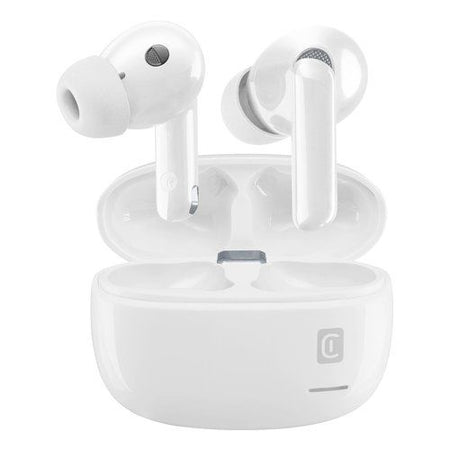 Cellularline eclipse auricolari wireless con custodia di ricarica e tecnologia anc ed enc - BTECLIPSETWSW