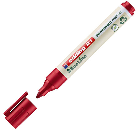 Marcatore Permanente 21 Ecoline P.Conica Rosso Edding