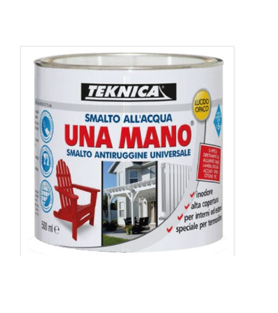 TEKNICA - UNAMANO SMALTO ALL'ACQUA 125ML ROSSO LUCIDO