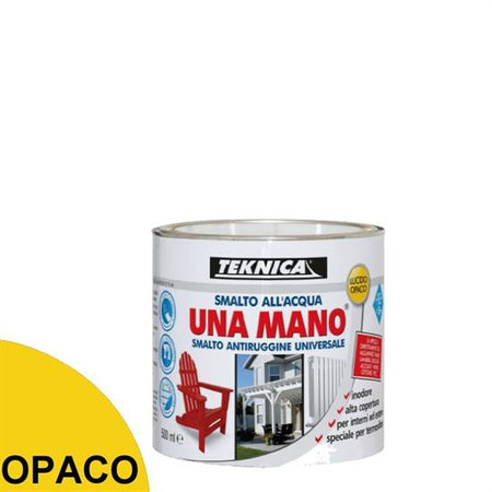 TEKNICA - UNAMANO SMALTO ALL'ACQUA 125ML GIALLO OPACO
