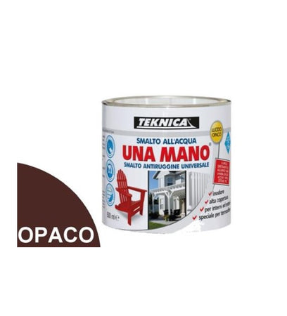 TEKNICA - UNAMANO SMALTO ALL'ACQUA 125ML MARRON EOPACO