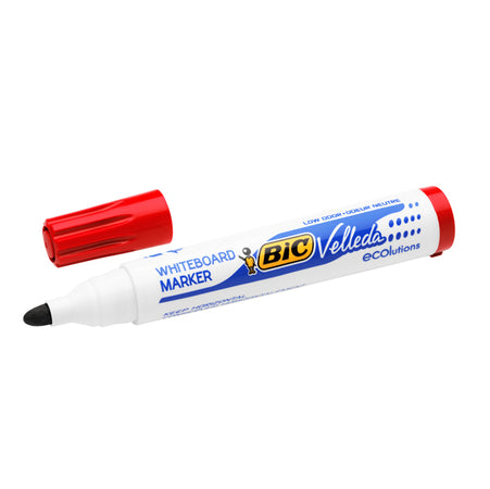 Marcatore P.Tonda 1.5Mm Rosso Whiteboard Velleda 1701 Recycled Bic