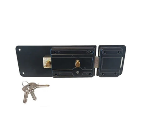 WELKA - FERROGLIETTO APPLICARE 6 MANDATE CILINDRO MM50 ENTRATA MM50 DX, DIM : 25 x 10 x 5 cm