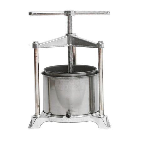 Torchietto premitutto in Inox e Alluminio, adatto come pressa per liquore, frutta ed olive