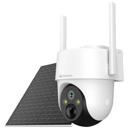 Videocamera atlantis volta 4g/lte pt vl70p-4g wl fhd 15fps h.264 4x batt ricaric. (incl.)sens. pir-ip65-led array 7m-motoriz - A16-VL70P-4G