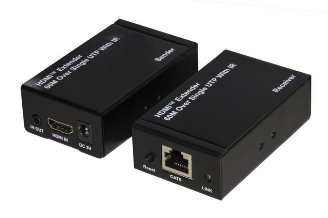 Extender hdmi tramite cavo rete cat 5/6 fino 60mt infr.telec. poc - LKEXT161