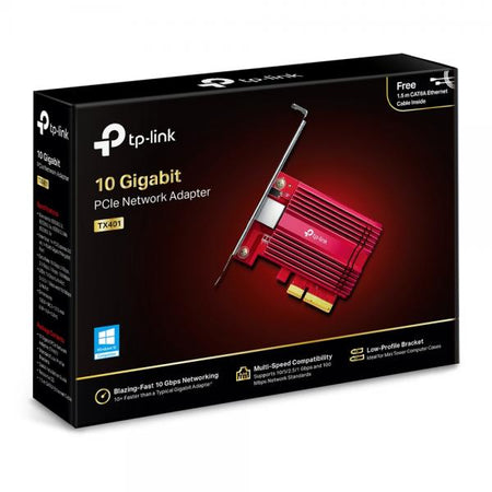 Scheda di Rete TX401 Ethernet Interna 10000 Mbit /s Colore Rosso