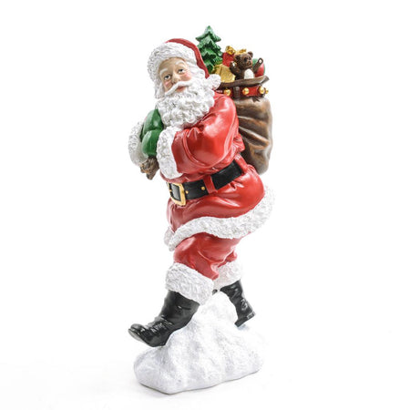 Babbo Natale in resina di alta qualità per decorazioni natalizie