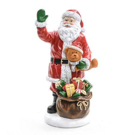 Babbo Natale in resina di alta qualità per decorazioni natalizie