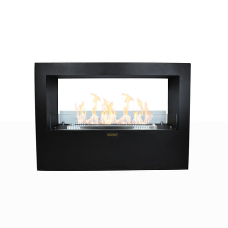 Camino a bioetanolo "Giotto" da terra biocamino per interno ed esterno 100 x h 70 cm