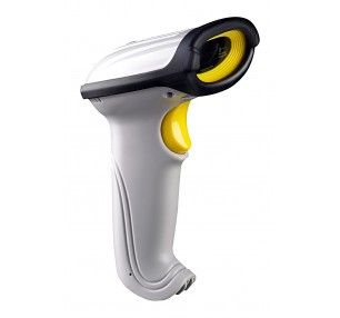 Machpower bp-lbsw-011 lettore di codici a barre lettore di codici a barre portatile 1d laser nero, grigio, giallo