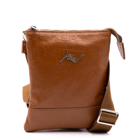 Borsa a tracolla da uomo in pelle Vertigo ALV by Alviero Martini - ALVBTU100X