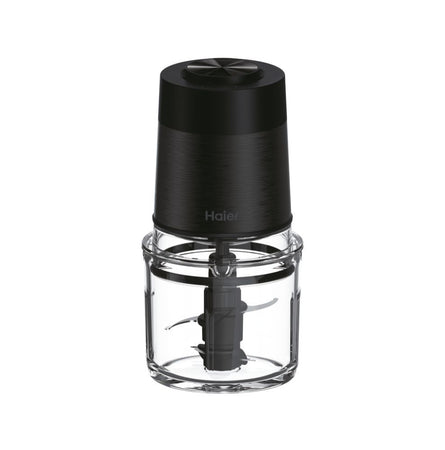 Haier tritatutto i-master serie 5 nero, 4 lame in acciaio inox, 2 livelli di velocità, ciotola in vetro 0,5 l - 38700001