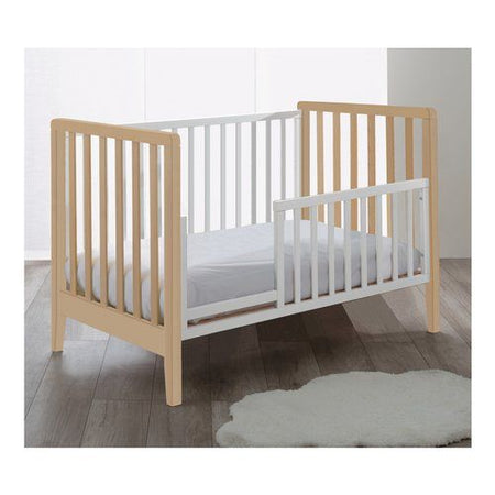 Set lettino infanzia trasformabile pali 0127winn win bianco e naturale