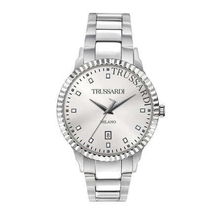Orologio TRUSSARDI uomo T-bent tempo acciaio / silver