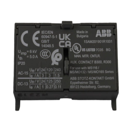 Contatto ausiliario frontale NO-NC per termico serie MS116-MS165 ABB