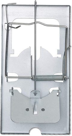 Trappola per topi e ratti in metallo a scatto con chiusura a ghigliottina