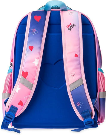 Zaino Coccolotti Love Azzurro Con Coccolotto in Omaggio Colourbook - Zaino Scuola Coccolotti, Schienale Ergonomico Imbottito, Spallacci Regolabli, Dimensioni 44x34x17, 25 litri